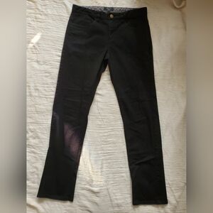 RW&CO. Black Denim Slim Fit Trousers Size 31